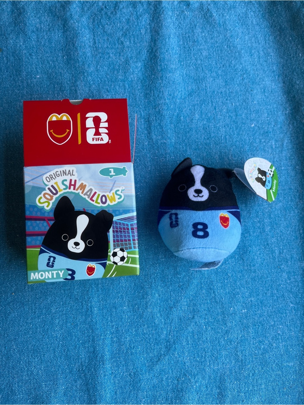 Monty plush toy (#1) from the McDonald's FIFA World Cup Happy
Meal